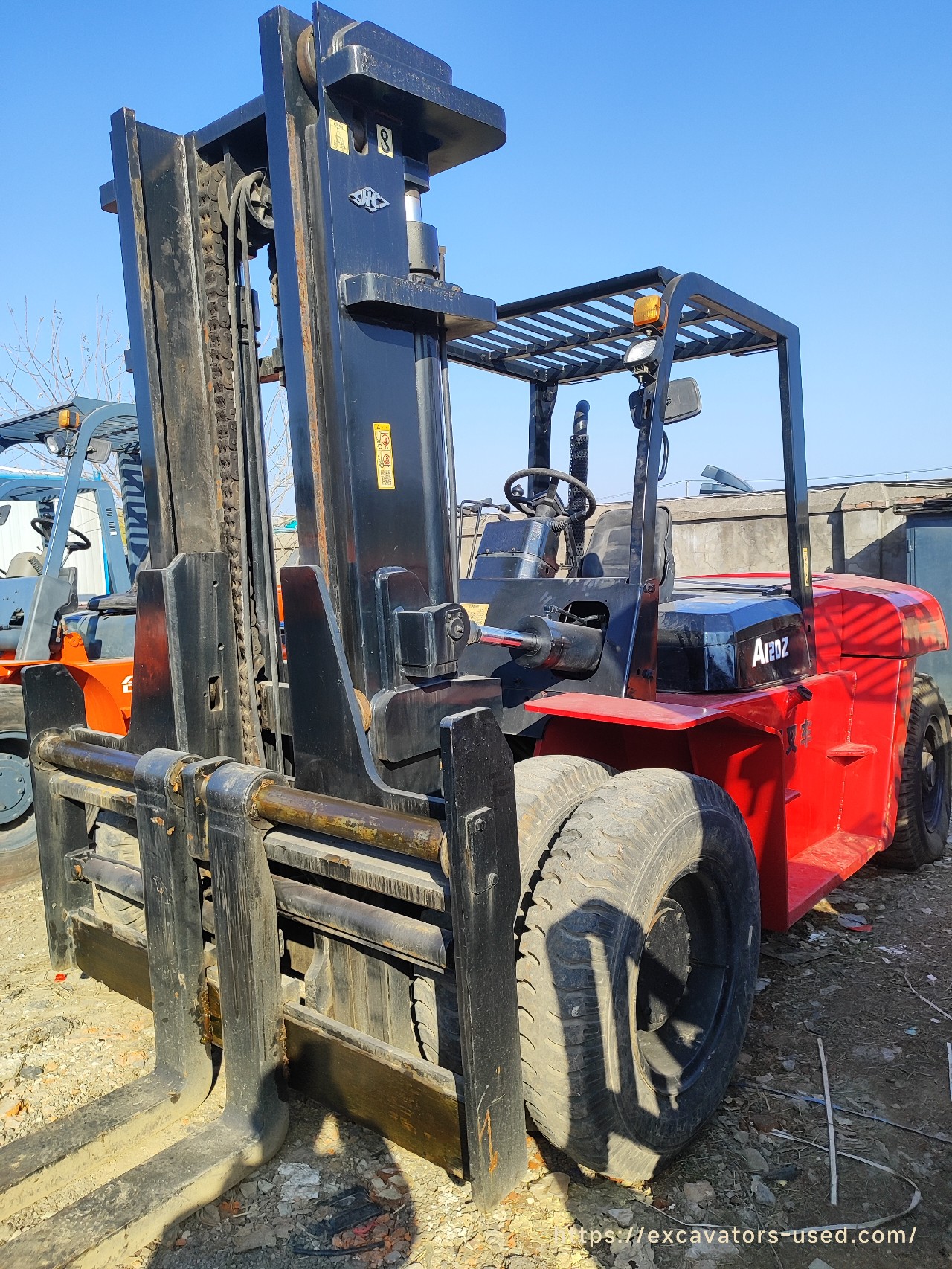 Second-hand Heli 3.5 three-door forklift