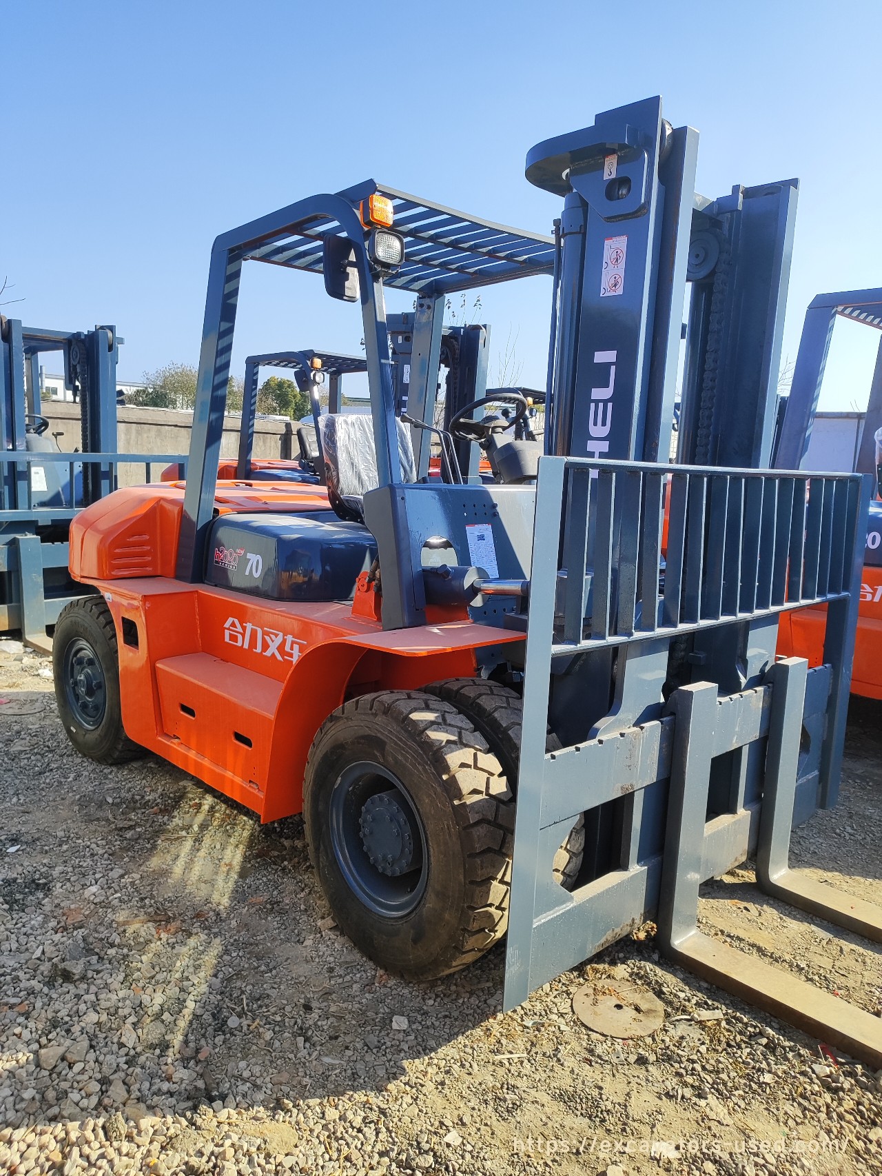 Second-hand Heli 7 ton forklift