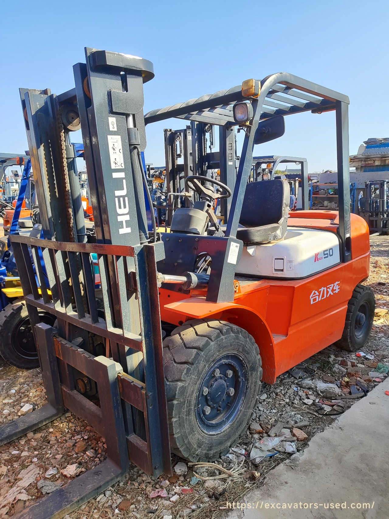 Second-hand Heli K50 forklift