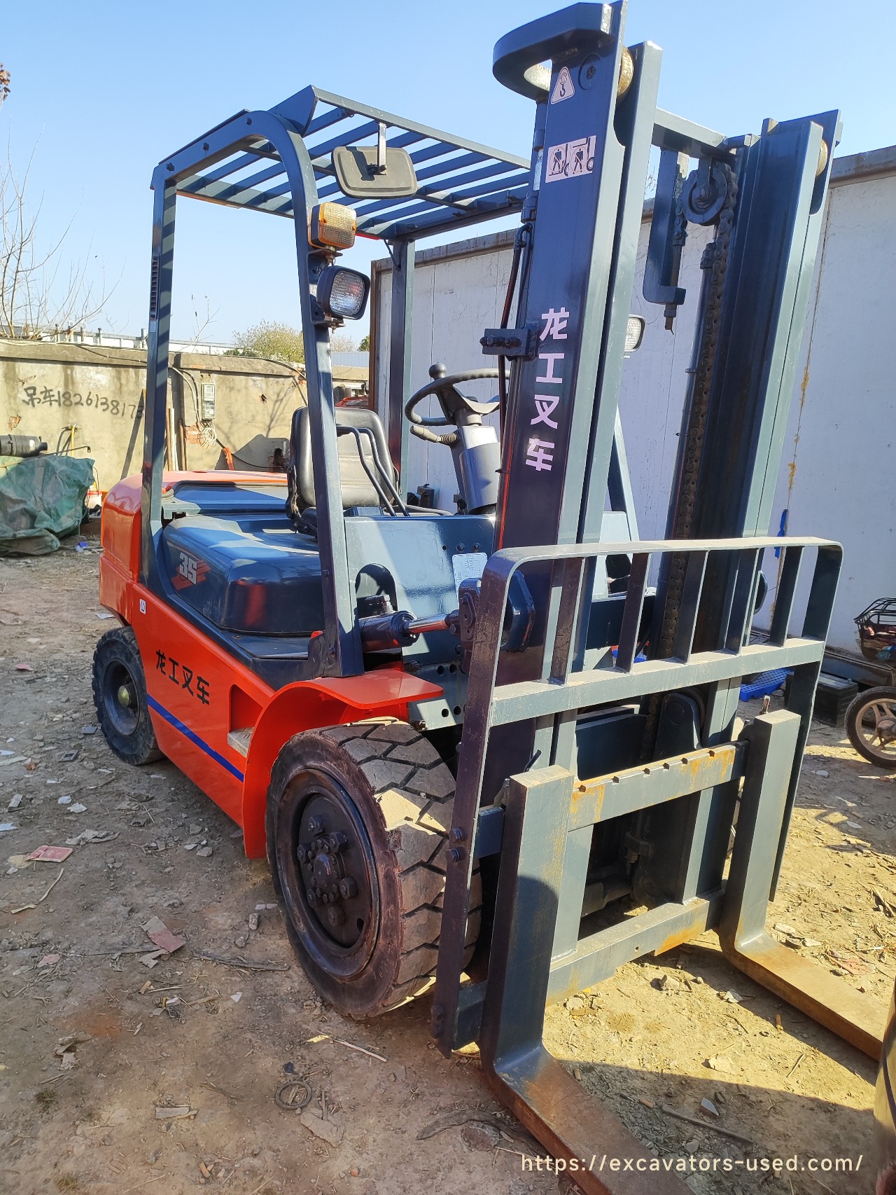 Second-hand Longgong 3.5 ton forklift