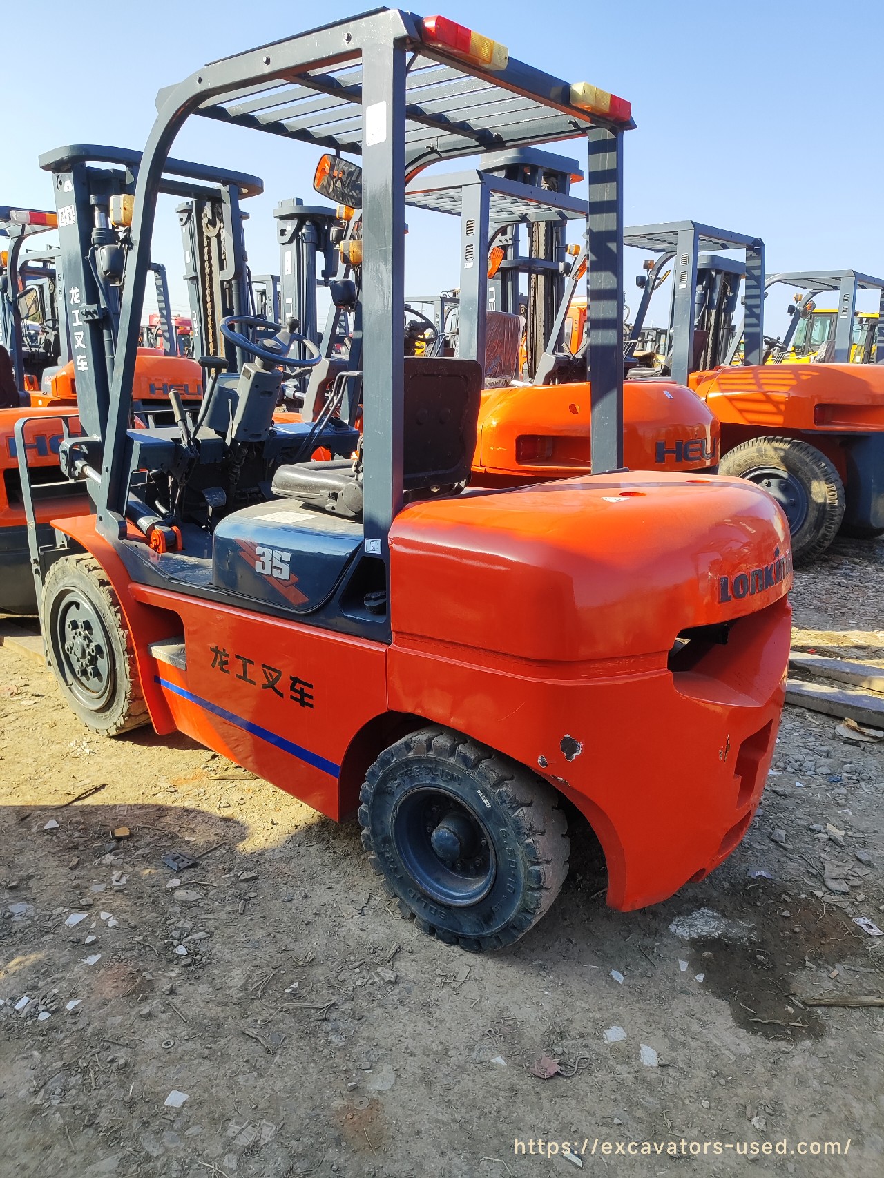 Second-hand Longgong 3.5 ton forklift