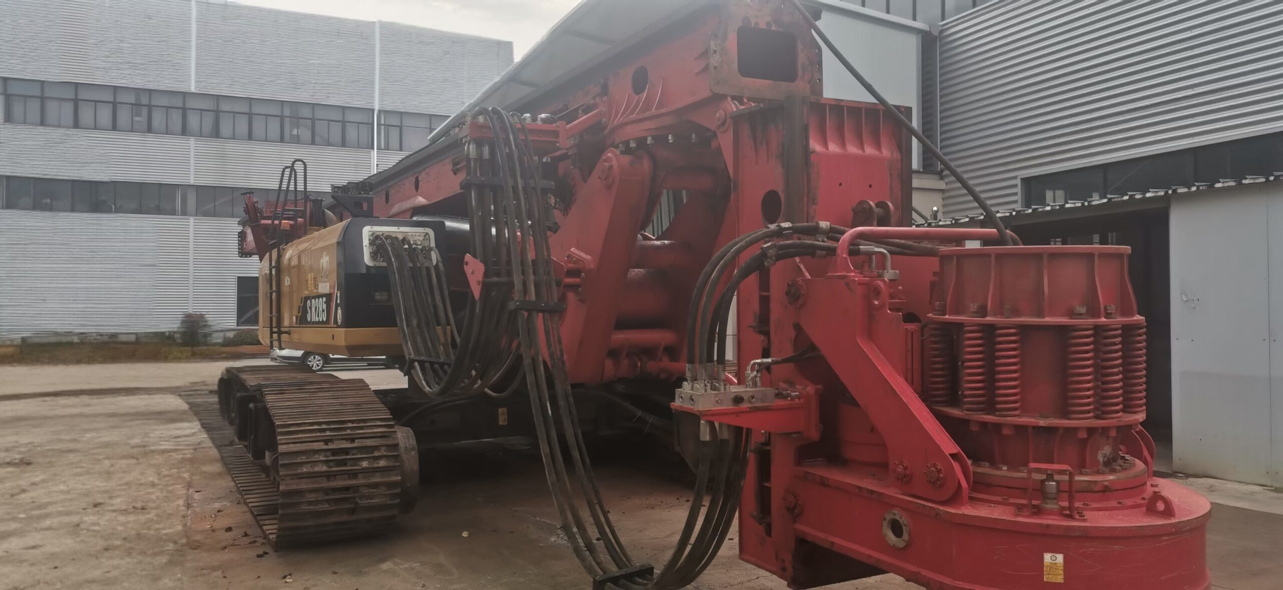 Second-hand Sany 235 rotary drilling rig