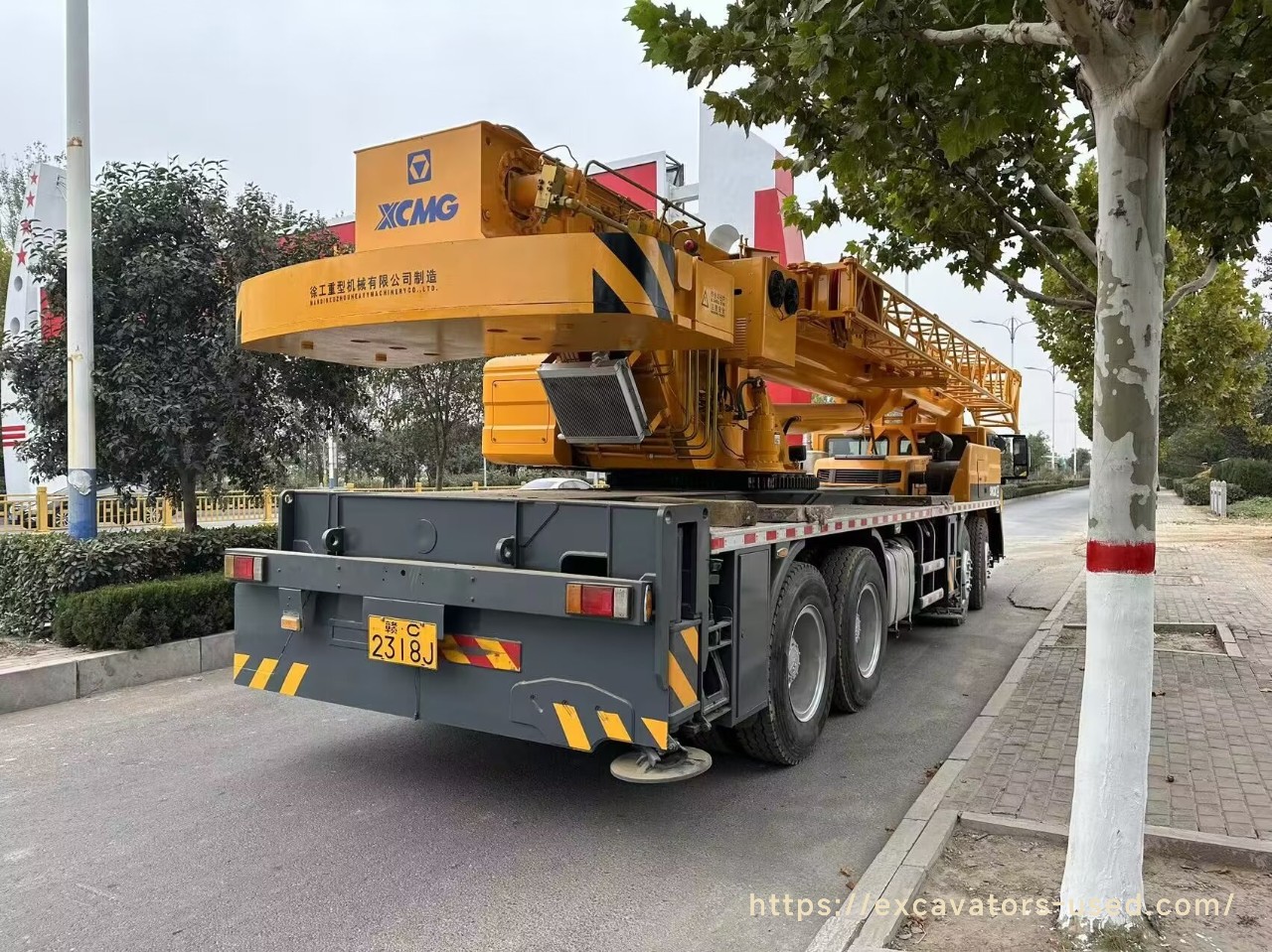 Second-hand XCMG QY50KA crane