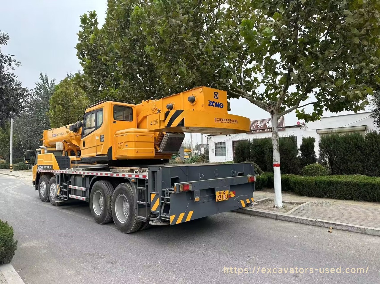 Second-hand XCMG QY50KA crane