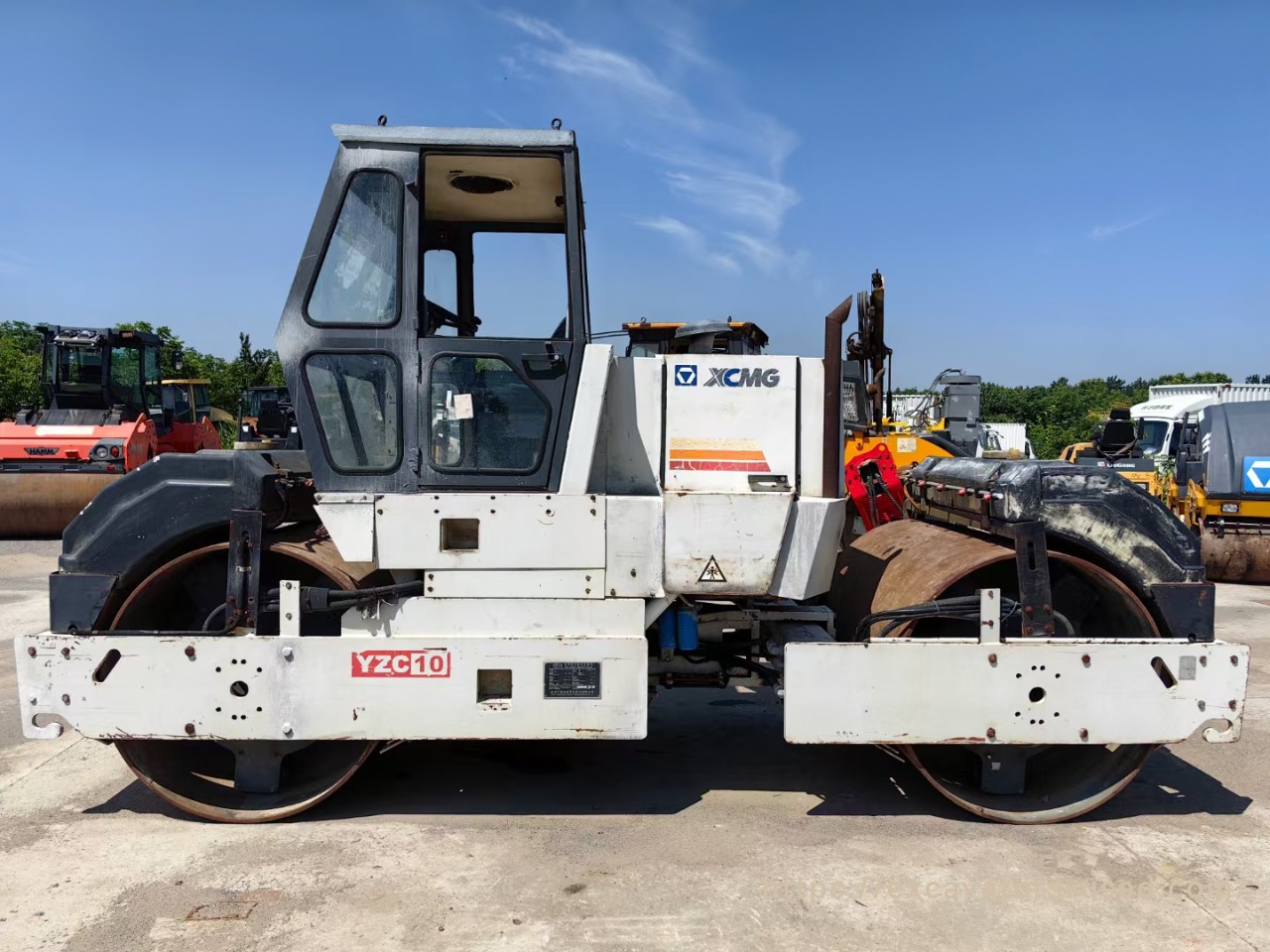 Compacteur à roues jumelées XCMG YZC10 d'occasion