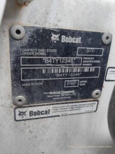 Chargeuse compacte Bobcat S70 d'occasion - Photo3