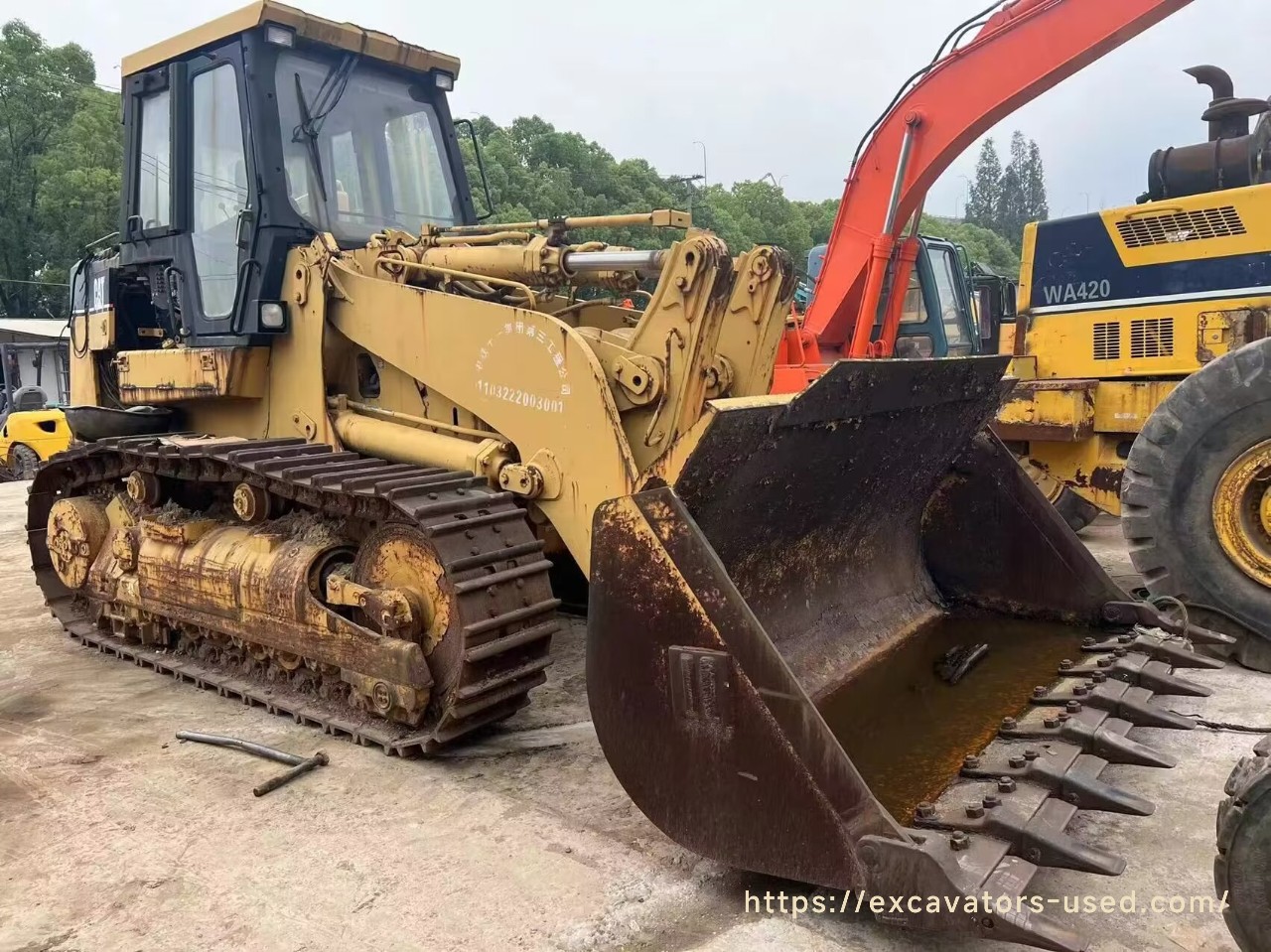 Used Caterpillar 973C crawler loader