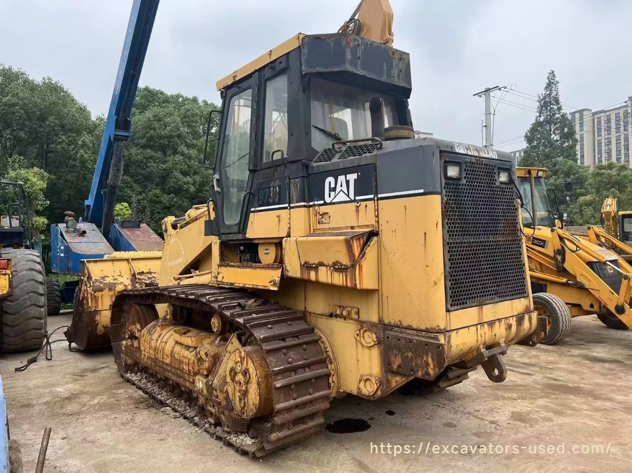 Used Caterpillar 973C crawler loader