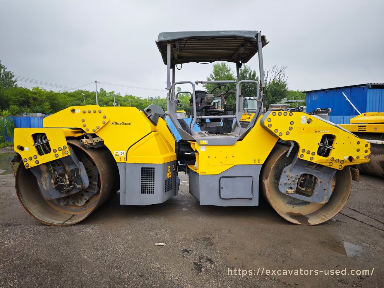 Used Delapak CC6200 road roller