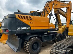 Used Hyundai 210W Wheeled Excavator - Photo3