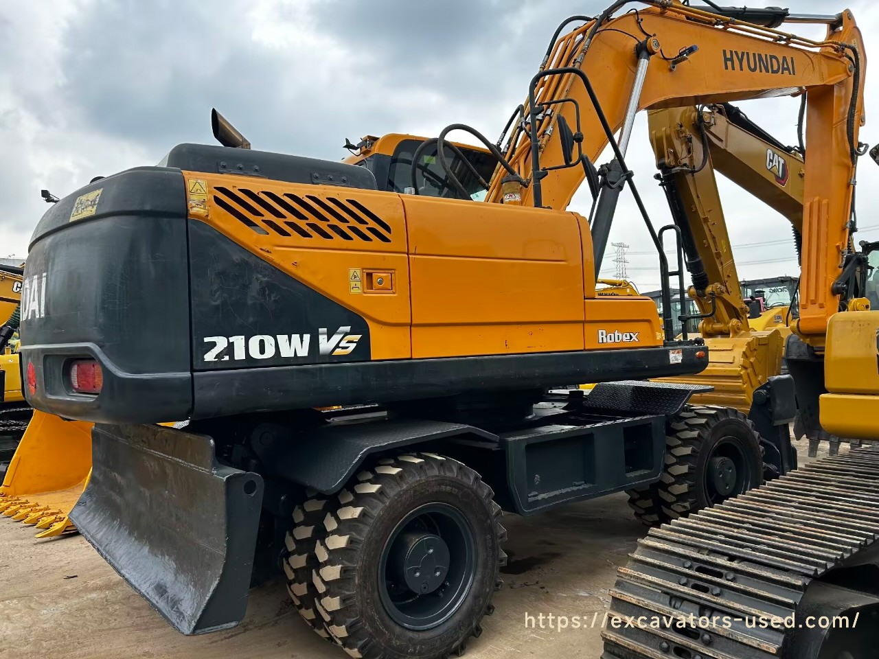 Used Hyundai 210W Wheeled Excavator