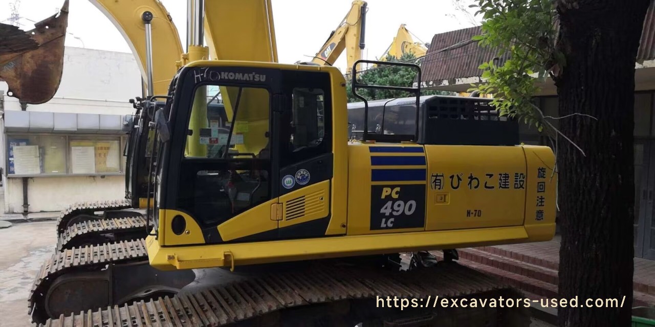 Escavadeira Komatsu PC490 usada