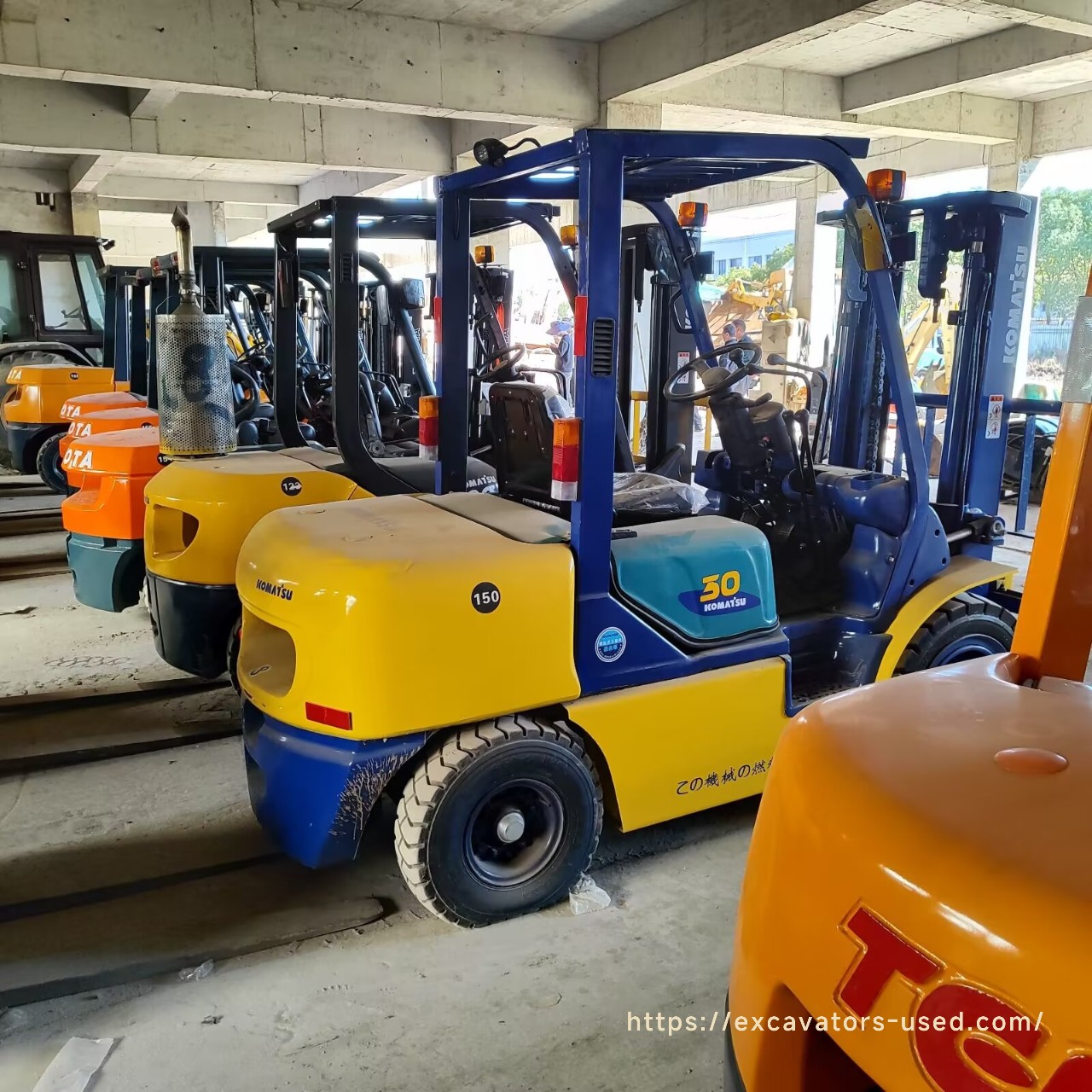 Carretillas elevadoras de la serie Toyota Komatsu usadas