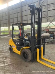 Used Komatsu high mast forklift - Photo4